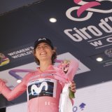 Marlen Reusser a récupéré le maillot rose après la 4e étape du Giro KEYSTONE/AP/Massimo Paolone/Lapresse